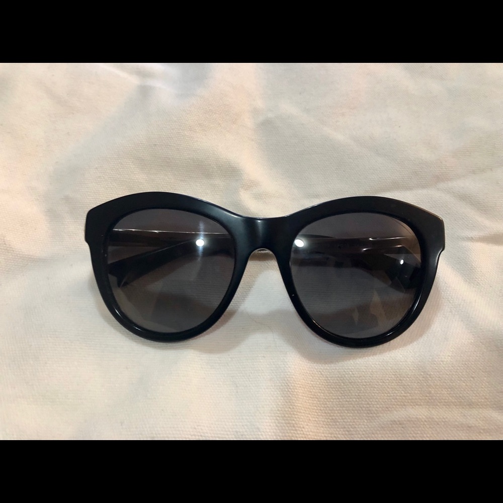 D&G Black oversized cat eye sunglasses